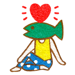 [LINEスタンプ] ヨガフィッシュ