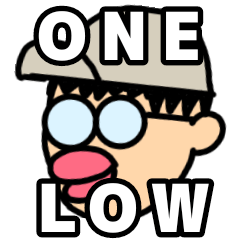 [LINEスタンプ] ONE LOW スタンプの画像（メイン）