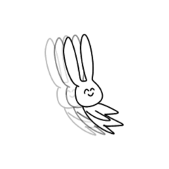 [LINEスタンプ] 可愛いうさちん