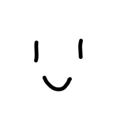 [LINEスタンプ] とてもシンプルなかお