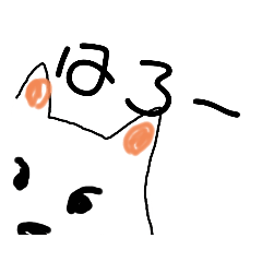 [LINEスタンプ] しろ犬家