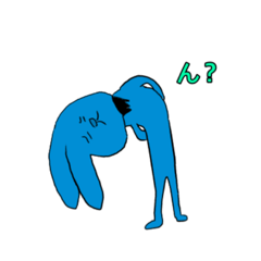 [LINEスタンプ] クズな青いウサギスタンプ第2弾