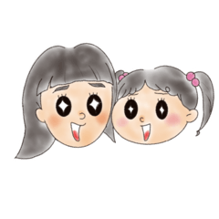 [LINEスタンプ] リエちとエミち。