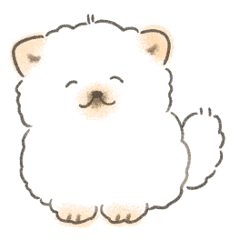 [LINEスタンプ] ふんわいぬ