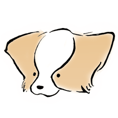 [LINEスタンプ] パピヨン（犬）のスタンプ