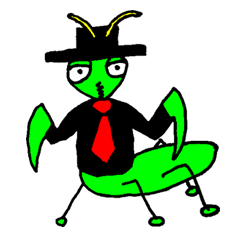 [LINEスタンプ] Mr.カマキリ