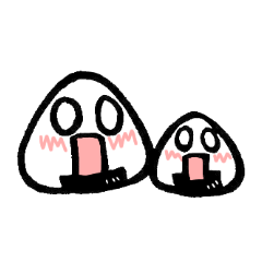 [LINEスタンプ] ころりんおむすびちゃん