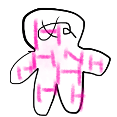[LINEスタンプ] スケベな ぬの人