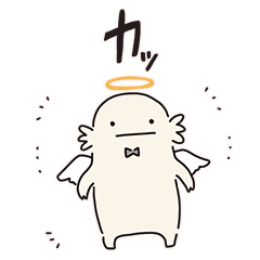 [LINEスタンプ] 他界ウーパーと友の会