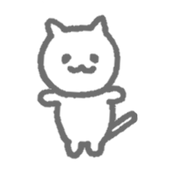 [LINEスタンプ] ふにゃふにゃのネコ