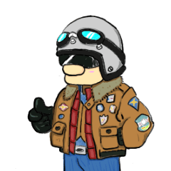 [LINEスタンプ] バイクの日常(ミニバイク)