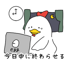 [LINEスタンプ] エンジニアのニワトリさん