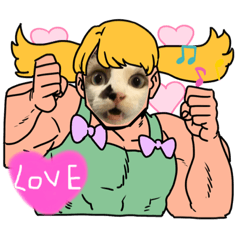 [LINEスタンプ] 我が家のかわいいコたち-0