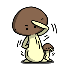 [LINEスタンプ] キノコの子スタンプ