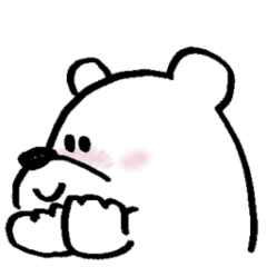 [LINEスタンプ] しろくまのココさん