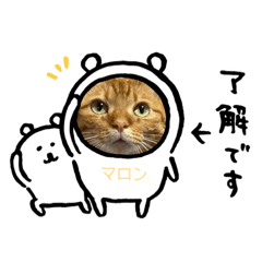 [LINEスタンプ] マロン＆ティアラの巻