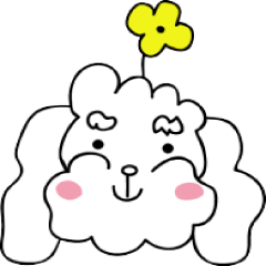 [LINEスタンプ] うちの犬のくま