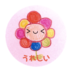 [LINEスタンプ] こけ画伯flower