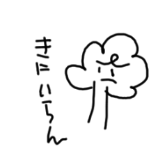 [LINEスタンプ] 文句をいう木