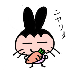 [LINEスタンプ] ぽちゃめウサギ