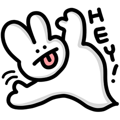 [LINEスタンプ] 世界征服うさペロ！