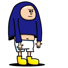 [LINEスタンプ] 怪獣ごっこくん