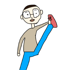 [LINEスタンプ] Y字バランス
