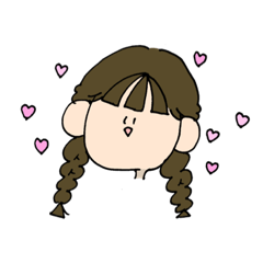 [LINEスタンプ] 日常。な女の子。