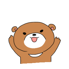 [LINEスタンプ] ツキノワグマスタンプ