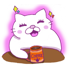 [LINEスタンプ] でかいねこスタンプ