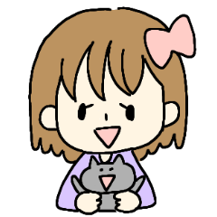 [LINEスタンプ] 女の子と猫の敬語スタンプ