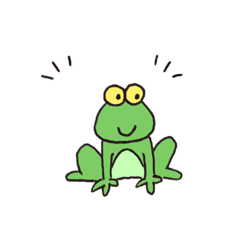 [LINEスタンプ] らくがきスタンプ かえる