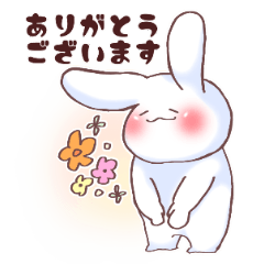 [LINEスタンプ] うさぎの思ってること