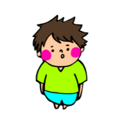 [LINEスタンプ] ほっぺた信号機