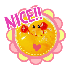[LINEスタンプ] 食べものde気持ち伝えよ