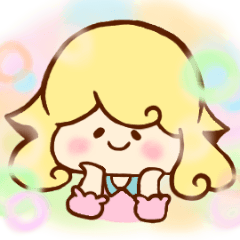 [LINEスタンプ] きりんちゃん きらきらお散歩みち