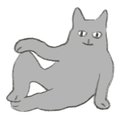 [LINEスタンプ] 理解不能なねこちゃんの行動の数々