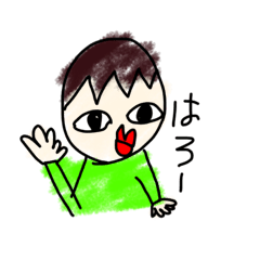 [LINEスタンプ] ミジンコ以下のわくわく落書きスタンプ！