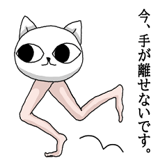 [LINEスタンプ] 美脚なネコ