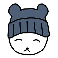 [LINEスタンプ] ぼうしくま