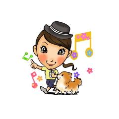 [LINEスタンプ] 明日香ちゃん(Pomeranian)