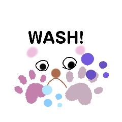 [LINEスタンプ] てあらいくん