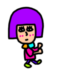 [LINEスタンプ] 見た目に反してまじめなレディ