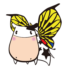 [LINEスタンプ] 気持ちがわかるよ 牛刀くん