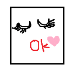 [LINEスタンプ] まっつげchan