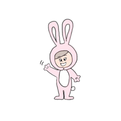 [LINEスタンプ] ぴょんうさぴょんぴょん