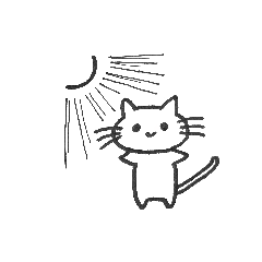 [LINEスタンプ] ねこ…のようないきもの。