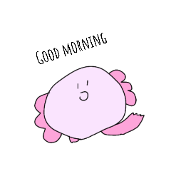 [LINEスタンプ] ウーパールーパーの思い