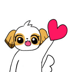 [LINEスタンプ] 犬のロアちゃん