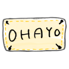 [LINEスタンプ] 看板ローマ字